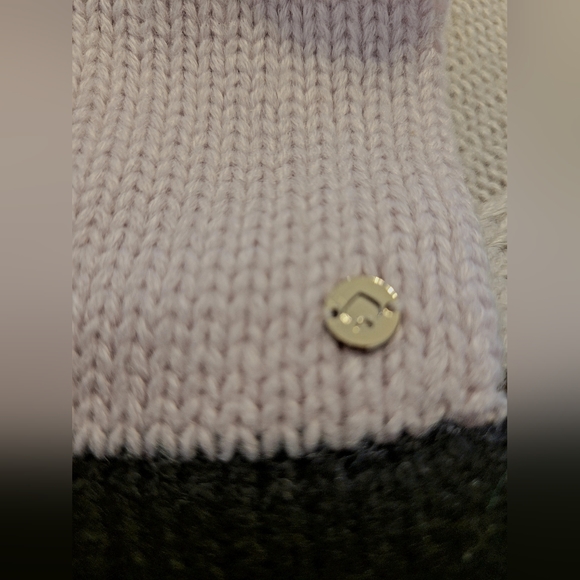 Kate Spade Knit Wide  Scarf Multi Color Holidays Fall, Winter - Picture 7 of 7